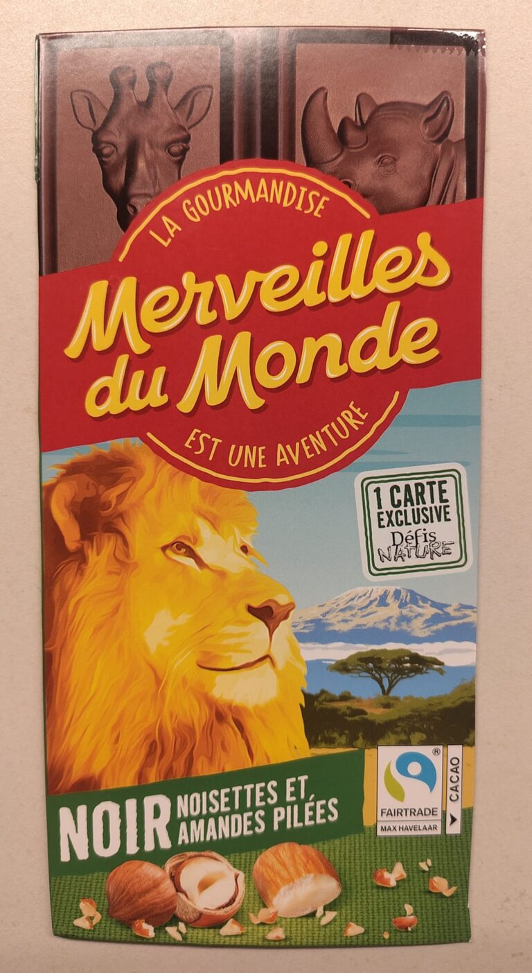 Dos de la carte